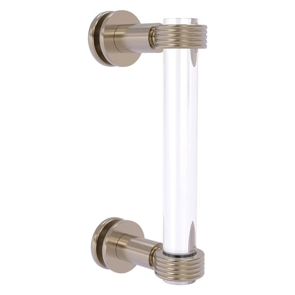 Allied Brass Clearview 8-in Pewter Hinged Shower Door Pull