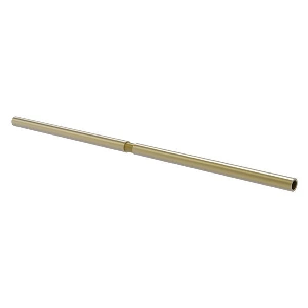 Allied Brass 72-in Satin Brass Fixed Single Straight Shower Rod