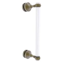 Allied Brass Pacific Grove 12-in Antique Brass Hinged Shower Door Handle