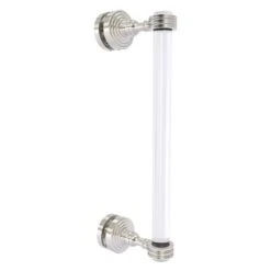 Allied Brass Pacific Grove 12-in Satin Nickel Hinged Shower Door Pull