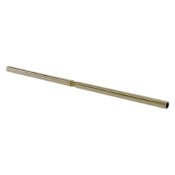 Allied Brass 60-in Unlacquered Brass Fixed Single Straight Shower Rod