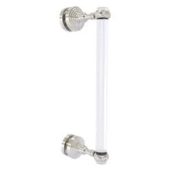 Allied Brass Pacific Grove 12-in Satin Nickel Hinged Shower Door Handle