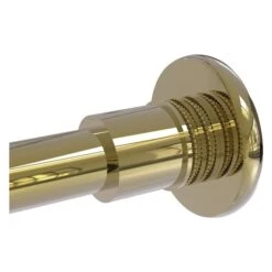 Allied Brass Skyline Unlacquered Brass Shower Curtain Rod Brackets - Set Of 2