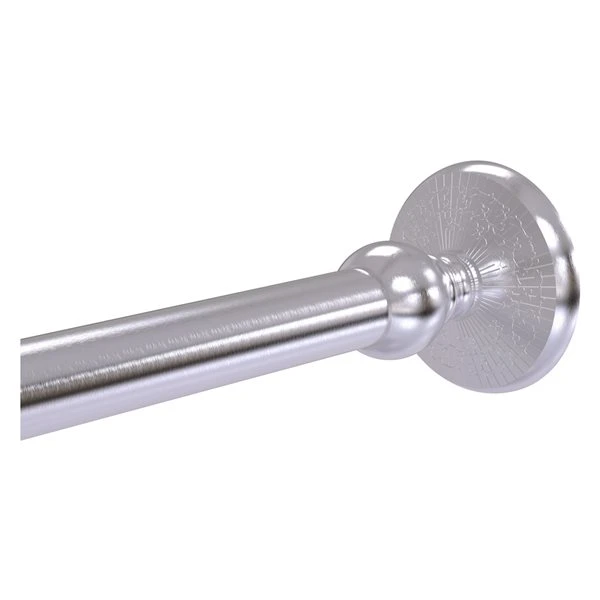Allied Brass Monte Carlo Satin Chrome Shower Curtain Rod Brackets