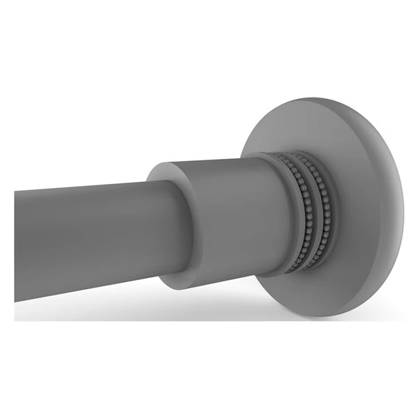 Allied Brass Skyline Matte Grey Shower Curtain Rod Brackets - Set Of 2