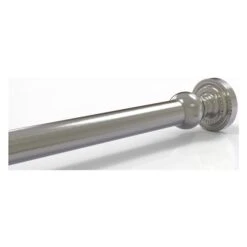 Allied Brass Dottingham Satin Nickel Shower Curtain Rod Brackets