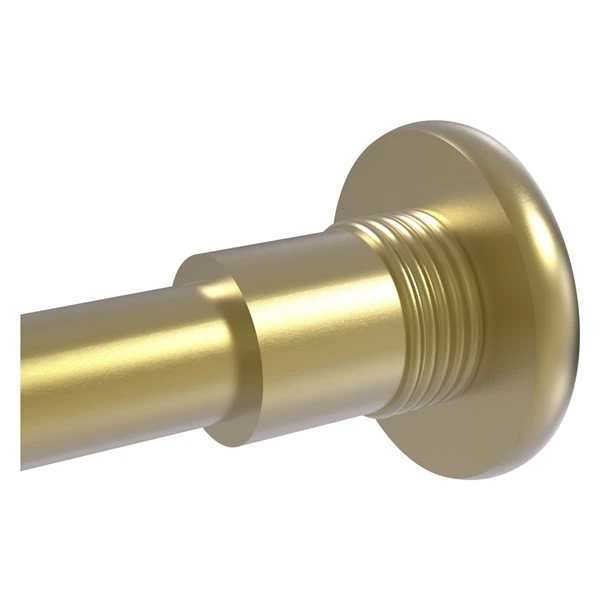 Allied Brass Skyline Shower Curtain Rod Brackets - Satin Brass