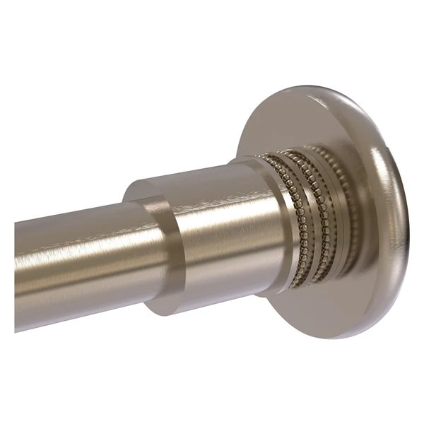 Allied Brass Skyline Antique Pewter Shower Curtain Rod Brackets - Set Of 2