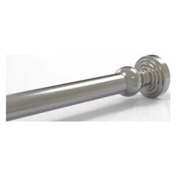 Allied Brass Waverly Place Satin Nickel Shower Curtain Rod Brackets