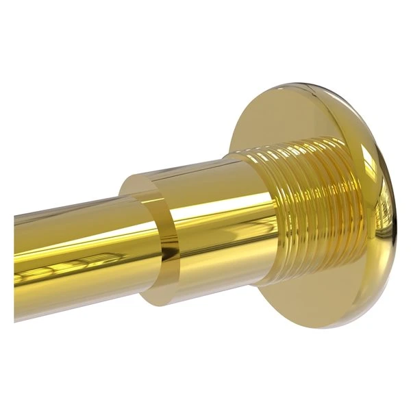 Allied Brass Skyline Shower Curtain Rod Brackets - Polished Brass