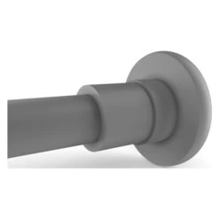 Allied Brass Skyline Matte Grey Shower Curtain Rod Brackets