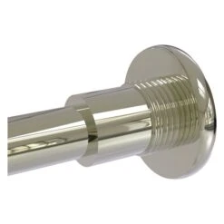 Allied Brass Skyline Shower Curtain Rod Brackets - Polished Nickel