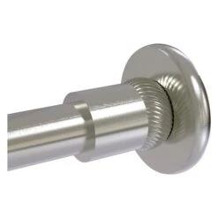 Allied Brass Skyline Satin Nickel Finish Shower Curtain Rod Brackets