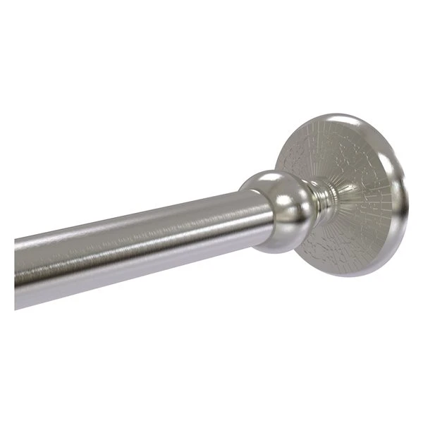 Allied Brass Monte Carlo Satin Nickel Shower Curtain Rod Brackets