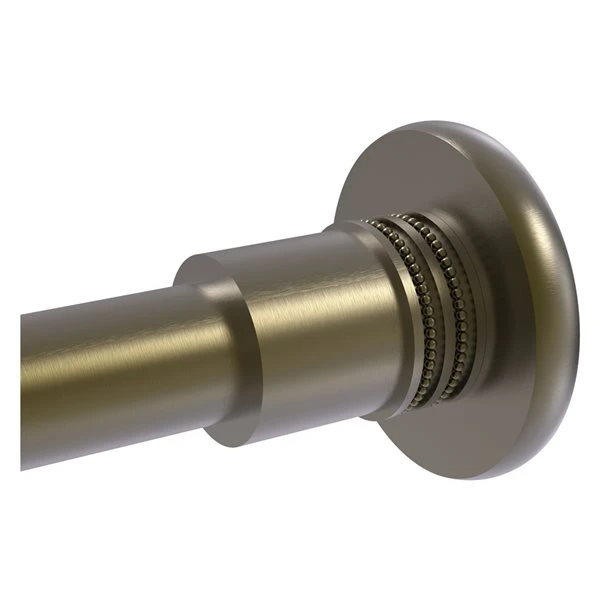 Allied Brass Skyline Antique Brass Shower Curtain Rod Brackets - Set Of 2