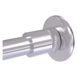 Allied Brass Skyline Satin Chrome Finish Shower Curtain Rod Brackets