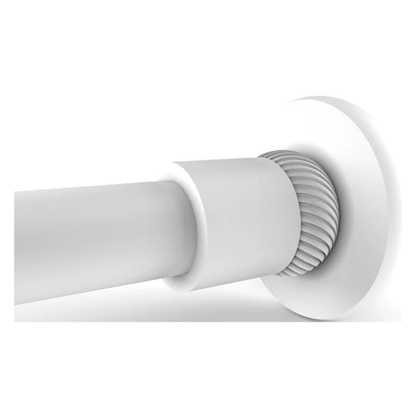 Allied Brass Skyline Matte White Finish Shower Curtain Rod Brackets