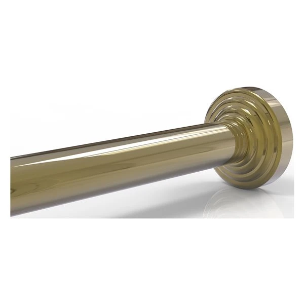 Allied Brass Waverly Place Unlacquered Brass Shower Rod Brackets