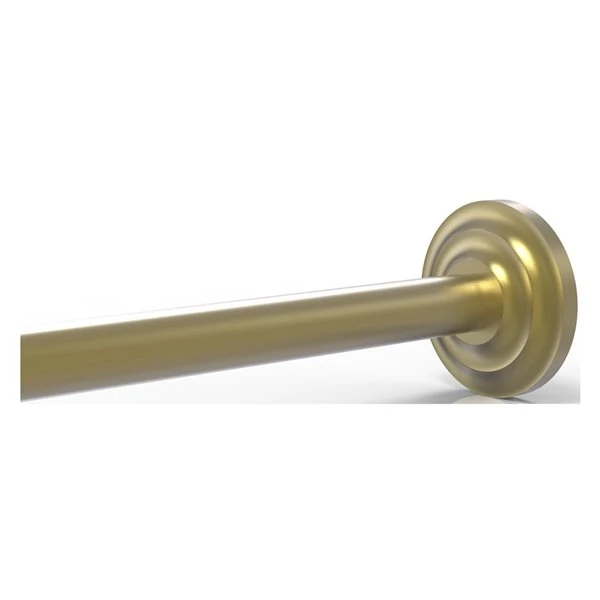 Allied Brass Que New Satin Brass Shower Rod Brackets