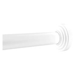 Allied Brass Waverly Place Matte White Brass Shower Rod Brackets