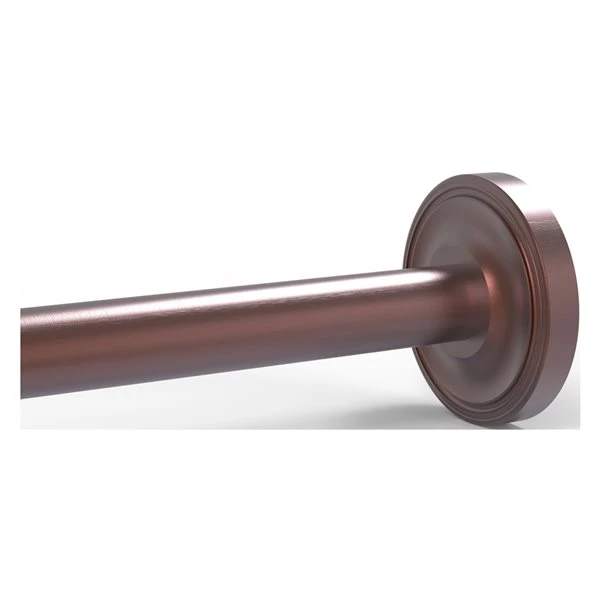 Allied Brass Prestige Regal Antique Copper Brass Shower Rod Brackets