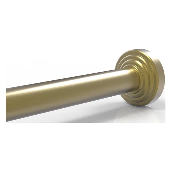 Allied Brass Waverly Place Satin Brass Shower Rod Brackets