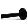 Allied Brass Prestige Regal Matte Black Brass Shower Rod Brackets
