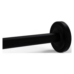 Allied Brass Prestige Regal Matte Black Brass Shower Rod Brackets