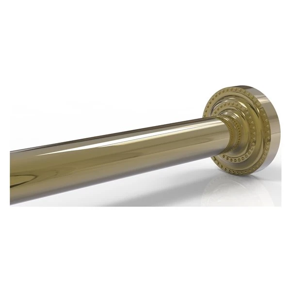 Allied Brass Dottingham Unlacquered Brass Shower Rod Brackets