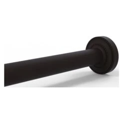 Allied Brass Dottingham Oil Rubbed Bronze Brass Shower Rod Brackets