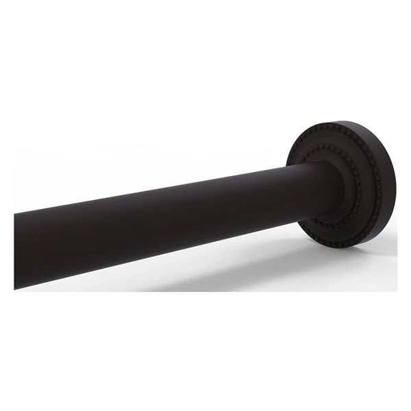 Allied Brass Dottingham Oil Rubbed Bronze Brass Shower Rod Brackets