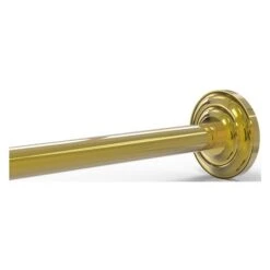 Allied Brass Que New Polished Brass Shower Rod Brackets