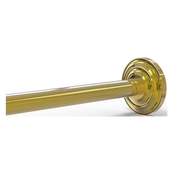 Allied Brass Que New Polished Brass Shower Rod Brackets