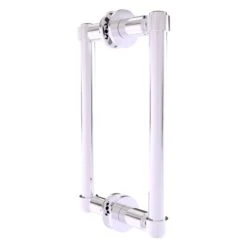 Allied Brass Contemporary 8-in Back To Back Shower Door Pull In Polished Chrome