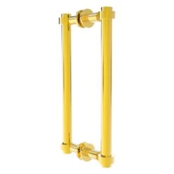 Allied Brass Polished Brass 12-in Back To Back Shower Door Pull