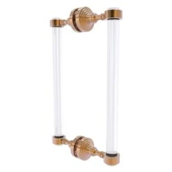 Allied Brass Pacific Grove Brushed Bronze 12-in Hinged Shower Door Handle