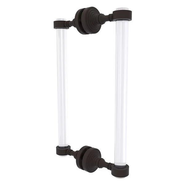 Allied Brass Pacific Grove Oil-Rubbed Bronze 12-in Hinged Shower Door Handle