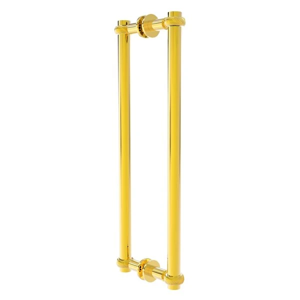 Allied Brass Contemporary 18-in Hinged Shower Door Handle - Polished Brass Finish