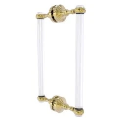 Allied Brass Pacific Grove 12-in Hinged Shower Door Handle - Brass-Plated