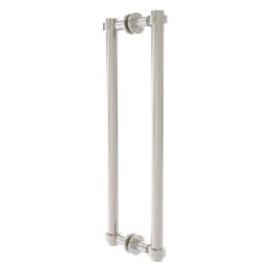 Allied Brass Contemporary Satin Nickel 18-in Hinged Shower Door Handle