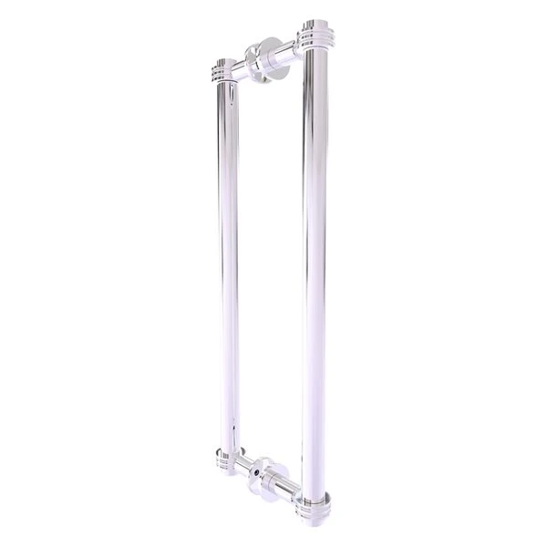 Allied Brass Contemporary 18-in Hinged Shower Door Handle In Polished Chrome Finish