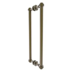 Allied Brass Contemporary 18-in Hinged Shower Door Handle In Antique Brass Finish
