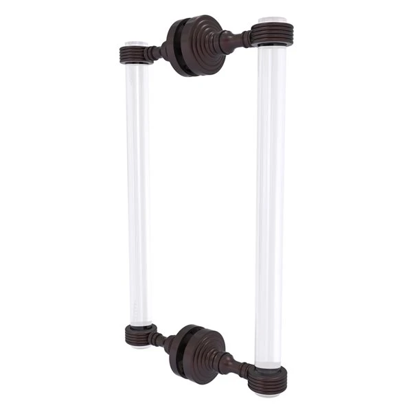 Allied Brass Pacific Grove 12-in Hinged Shower Door Handle - Aged Bronze Finish