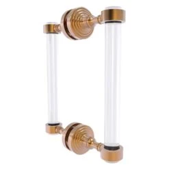 Allied Brass Pacific Grove Brushed Bronze 8-in Hinged Shower Door Handle
