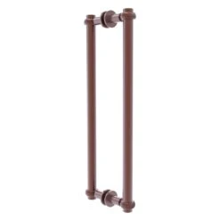 Allied Brass Contemporary 18-in Hinged Shower Door Handle - Antique Copper Finish