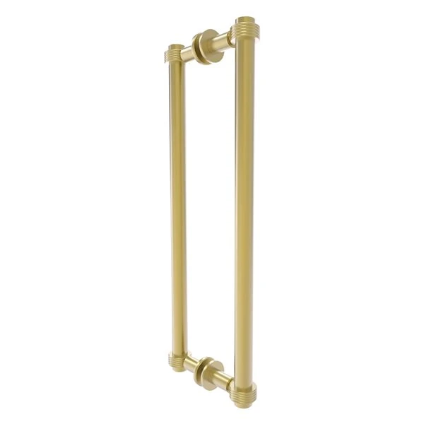 Allied Brass Contemporary 18-in Hinged Shower Door Handle In Satin Brass