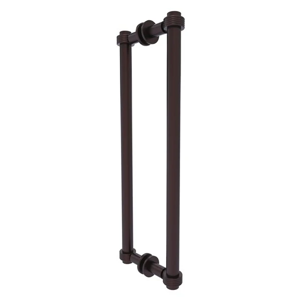 Allied Brass Contemporary 18-in Hinged Shower Door Handle In Aged Bronze