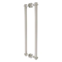 Allied Brass Contemporary 18-in Hinged Shower Door Handle - Satin Nickel Finish
