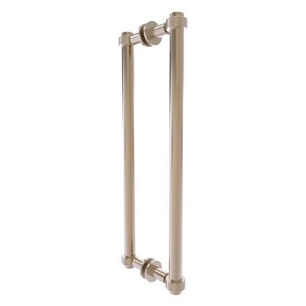 Allied Brass Contemporary 18-in Hinged Shower Door Handle In Pewter