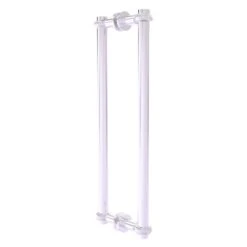 Allied Brass Contemporary 18-in Hinged Shower Door Handle - Satin Chrome Finish